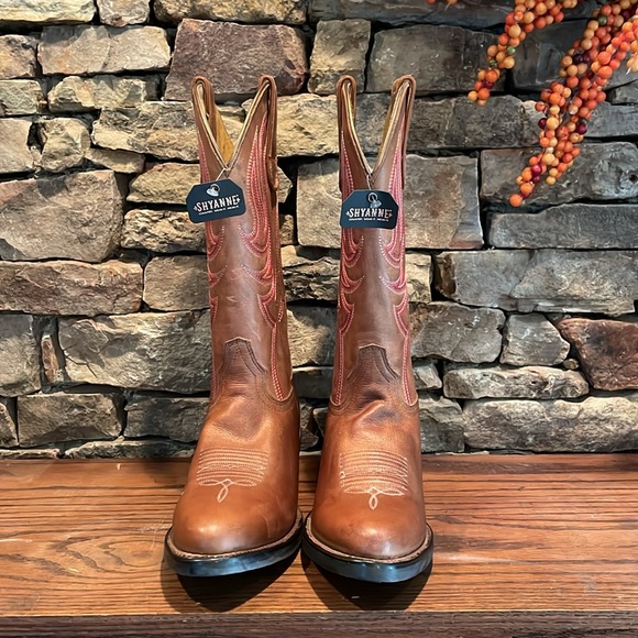 Shyanne Women’s Margot Western Boots Round Toe - Picture 2 of 5